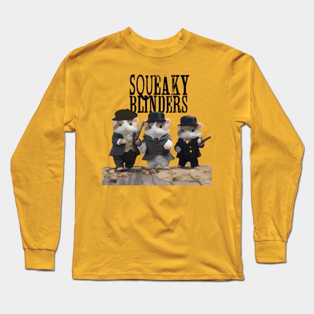Peaky Squeaky Blinders Calico Critters Long Sleeve T-Shirt by VelvetEasel